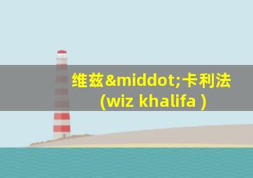 维兹·卡利法(wiz khalifa )